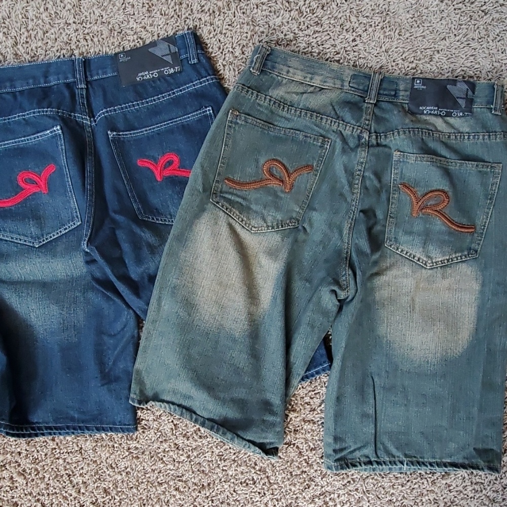 Men's jean shorts